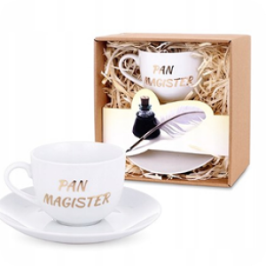 Filiżanka ze spodkiem PAN MAGISTER 220 ml