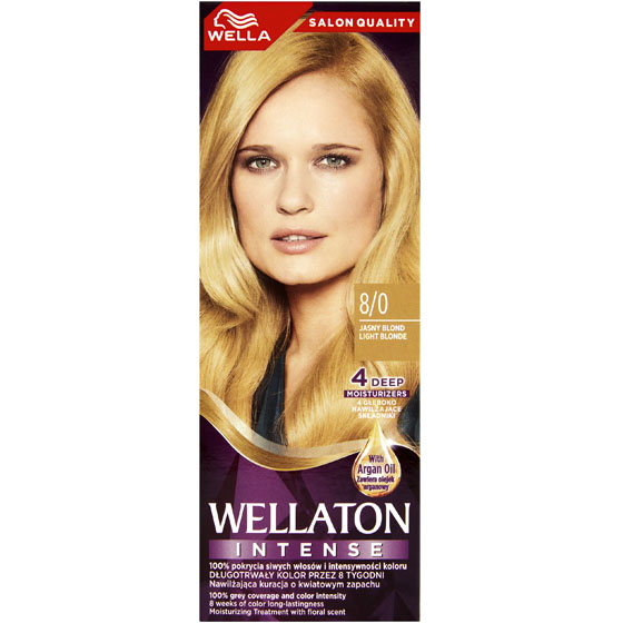 Wellaton farba do włosów 8/0 jasny blond