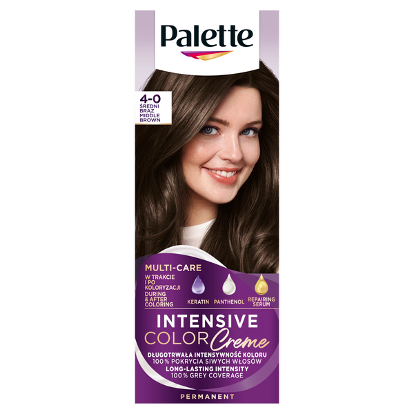 Palette farba do włosów n 3 średni brąz 4-0