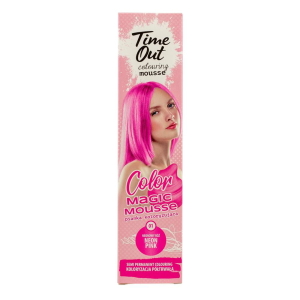 TIME OUT COLOR PIANKA KOLORYZUJĄCA  01 NEONOWY RÓŻ  75ML.@@