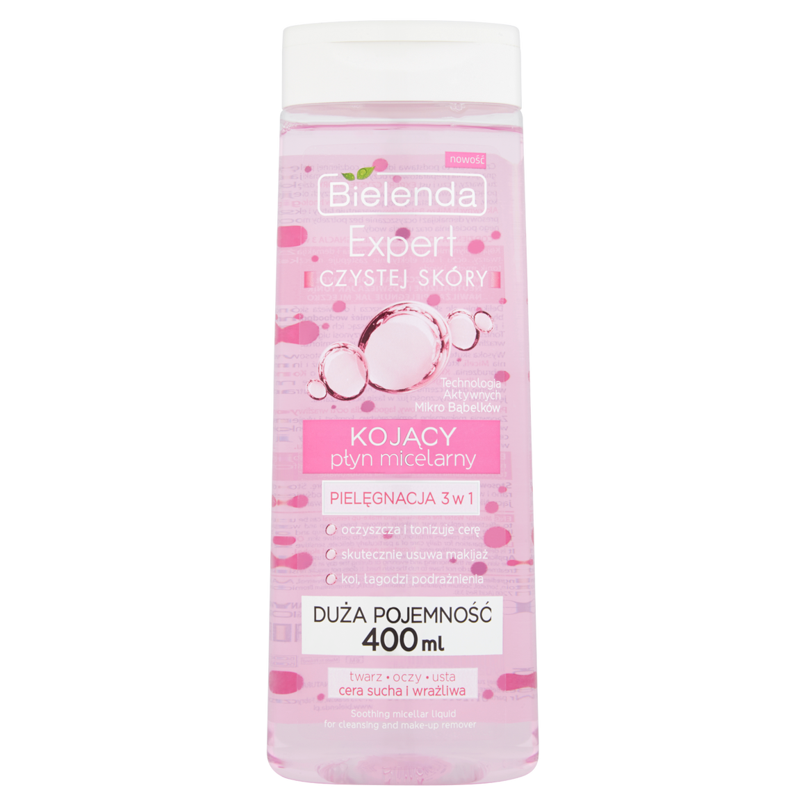 BIELENDA PŁYN MICELARNY EKSP.CZYSTEJ SKÓRY KOJĄCY  400ML.