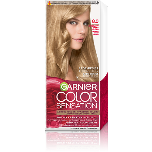 Color sensation farba do włosów 8.0 świetlisty jasny blond