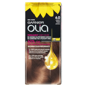 Olia farba d/włosów 6.0  jasny brąz  (nowość)