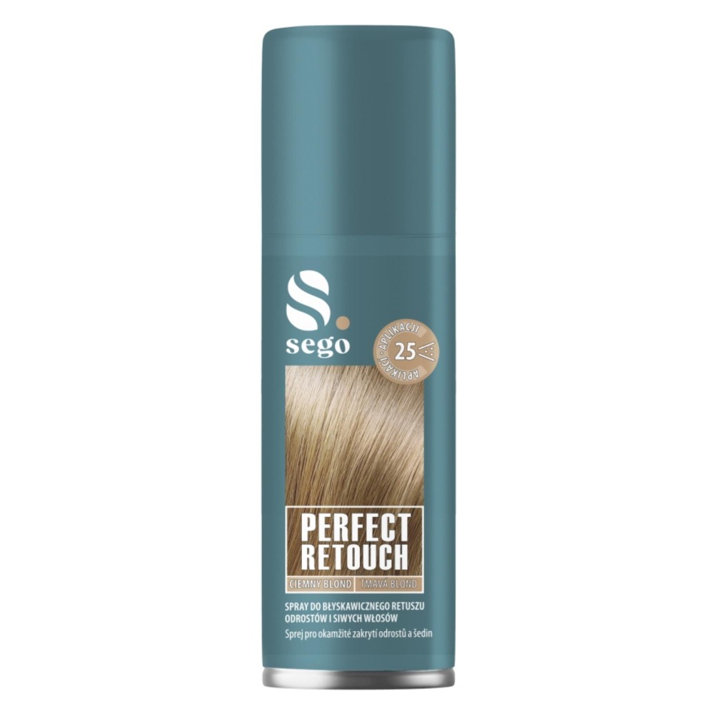SEGO spray-retusz do odrostów Perfect Retouch ciemny blond 75ml.