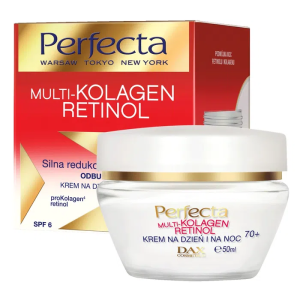 Dax krem perfecta multi-kolagen/retinol  70+  na dzień I noc 50ml.