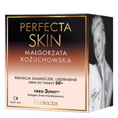 Dax krem perfecta skin kożuchowska  50+  dzień/noc 50ml.