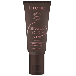 LIRENE podkład kryjący tuba z dozownikiem 30ml. 02 natural 30ml.