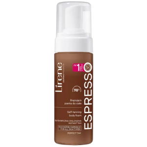 LIRENE pianka brązująca do ciała espress  ciemna karnacja   150ml.@@