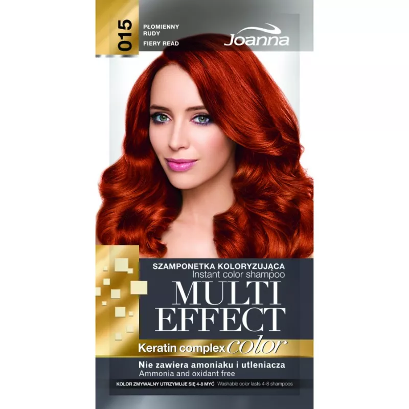 Joanna multi effect szamponetka kolor 15 płomienny rudy 35g@@