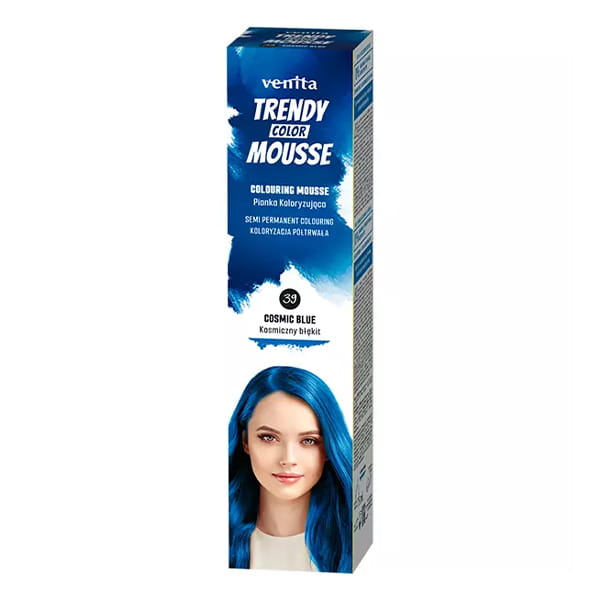 Venita pianka koloryz.do włosów trendy 39 kosmiczny błękit
