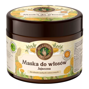 Receptury zielarki maska do włosów jajeczna 300ml