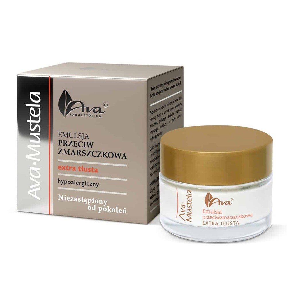 Ava krem mustela emulsja p/zmarszczkowa 50ml.