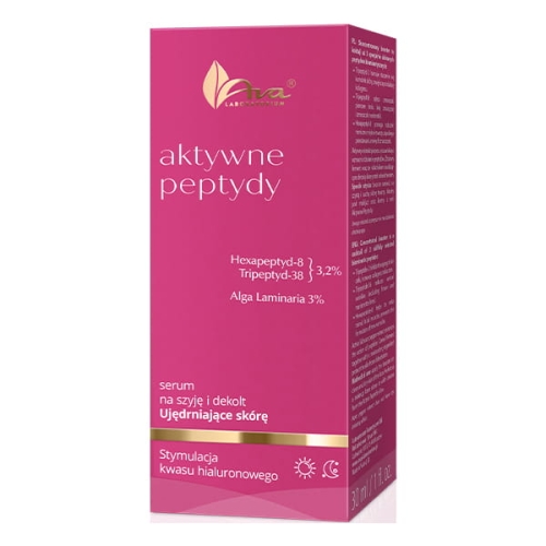 Ava aktywne peptydy serum na szyję I dekolt  dzień/noc  30ml.