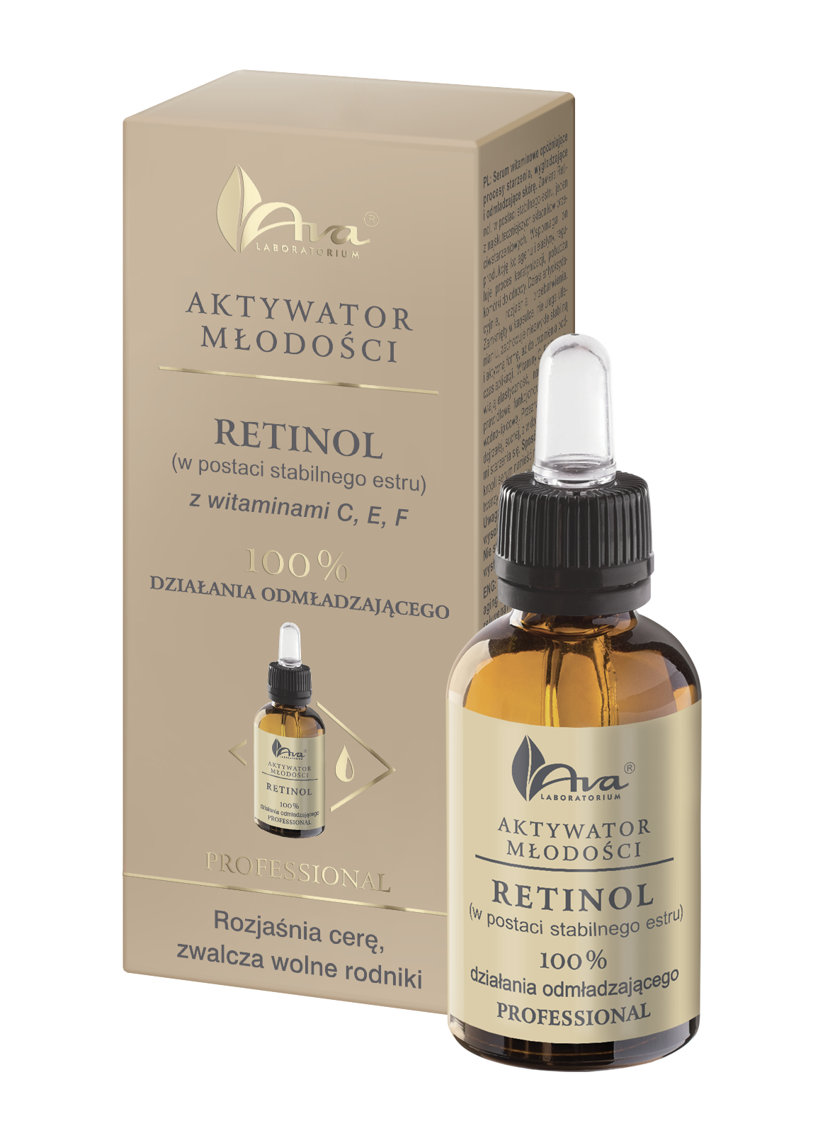 Ava aktywator młodości z retinolem    30ml.