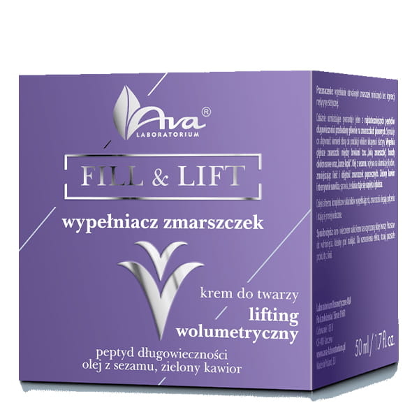 Ava fill&lift krem d/twarzy wypełniacz zmarszcz.   50ml.