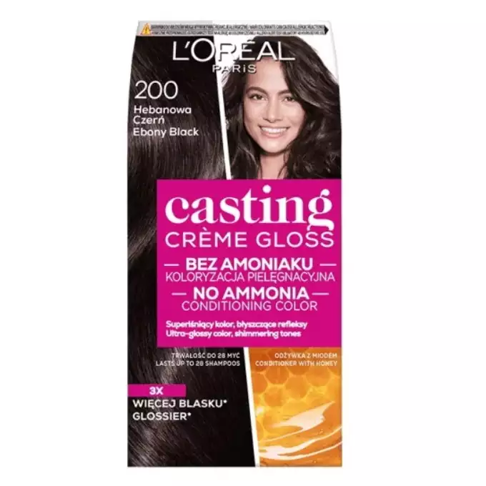 Casting szampon koloryzujący do włosów 200 hebanowa czerń