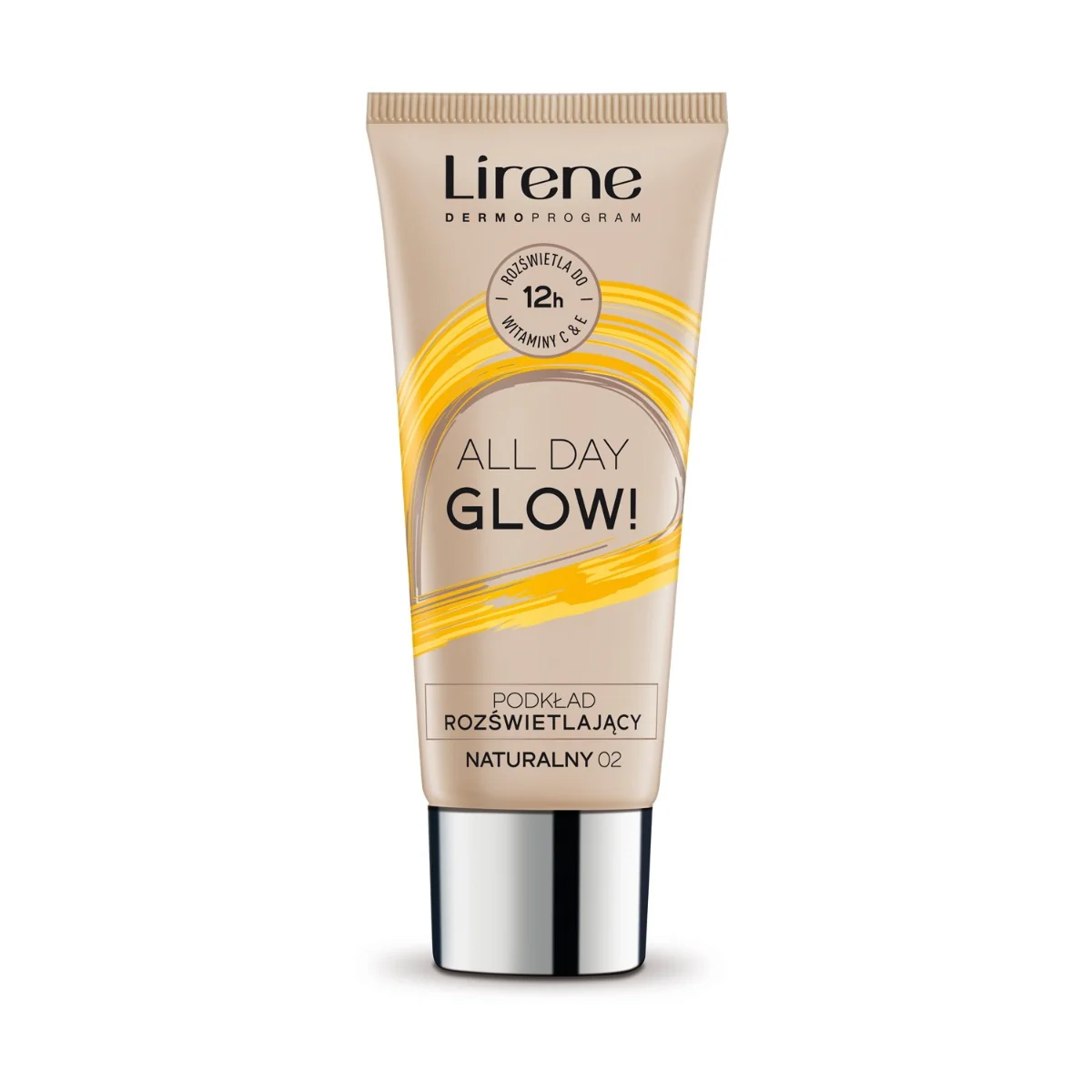 LIRENE  podkład rozświetlający 02 naturalny tuba 30ml.