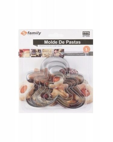 Foremki do ciasteczek/ pierników w kształcie Pana Ciastka 5 szt.