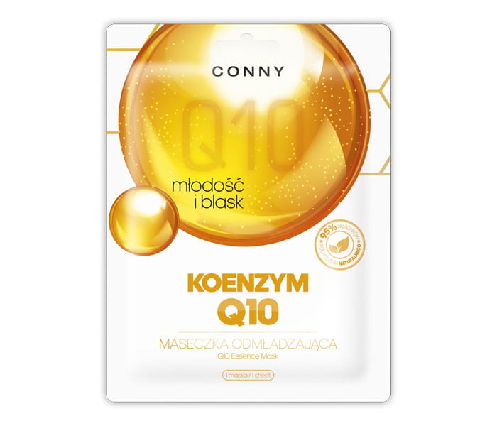 Conny maseczka w płacie koenzym q10 koreańska odmładzająca    23g.