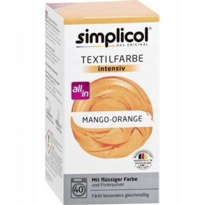 SIMPLICOL trwała farba do tkanin mango/pomarańcz