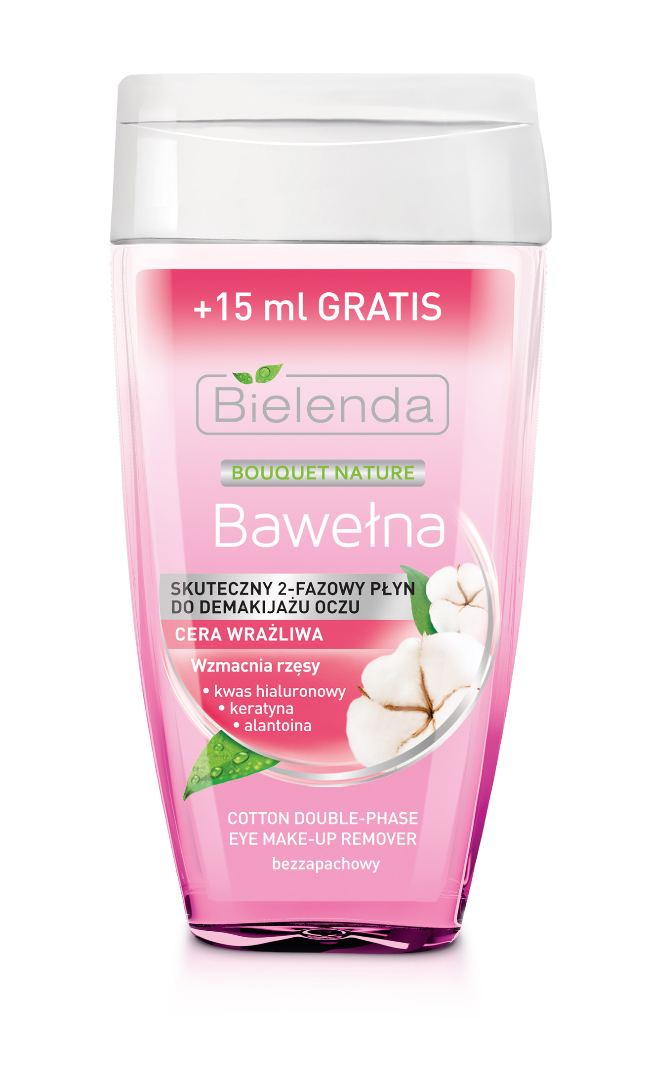 BIELENDA PŁYN DO DEMAKIJAŻU OCZU BAWEŁNA 2-FAZ.125ML.