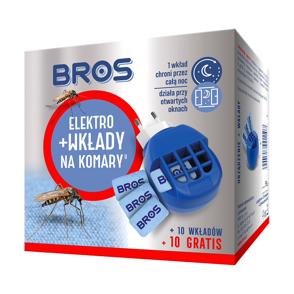 Bros elektro+wkłady na komary