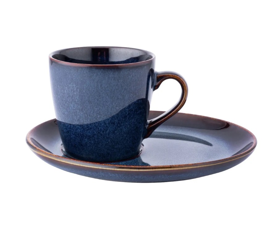 Filiżanka 310ml ze spodkiem 20cm blue - obrazek 2