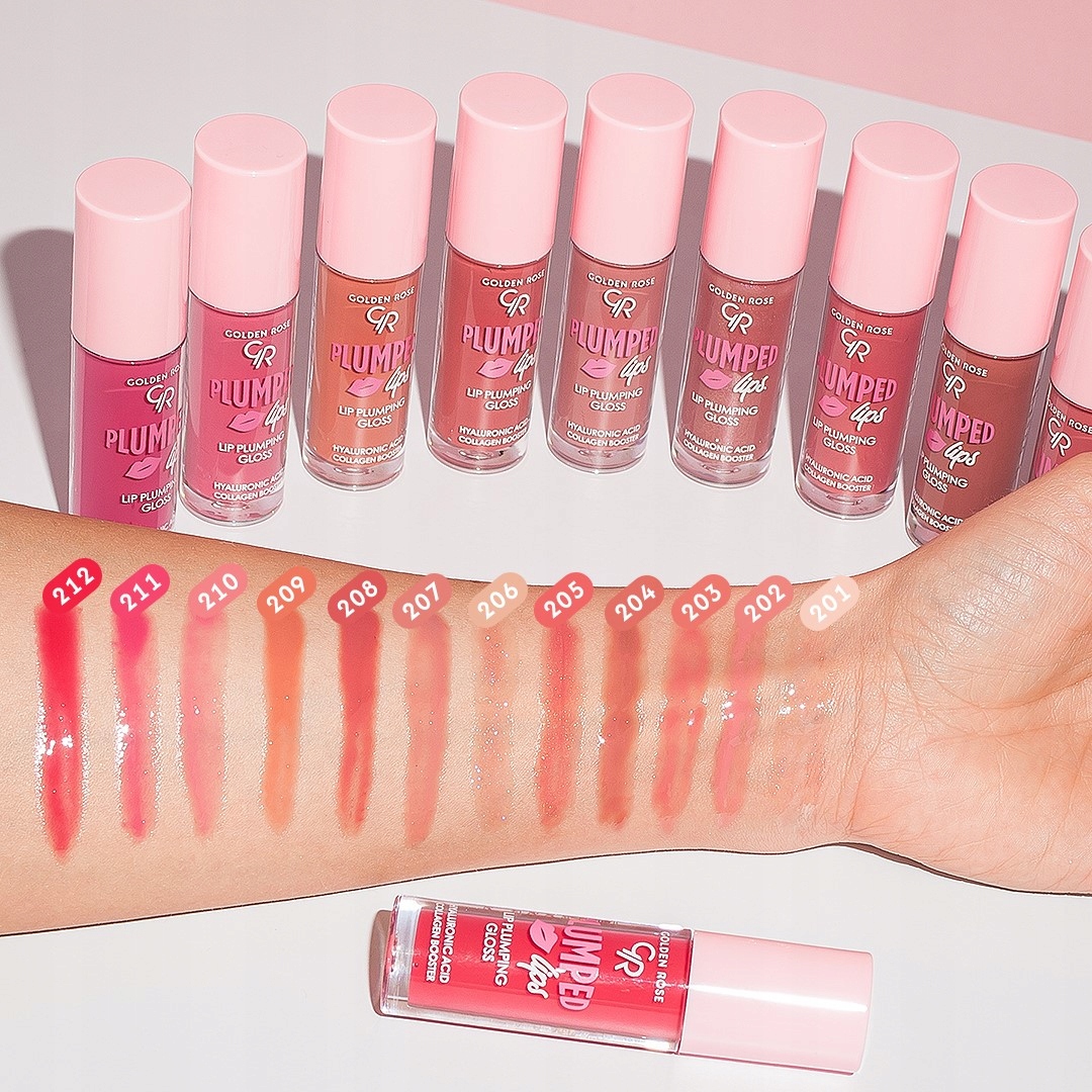 Golden Rose błyszczyk do ust plumped lips powiększający 206 4,7ml - obrazek 2
