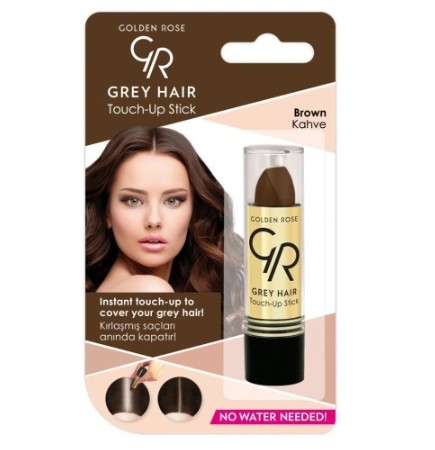 Golden Rose sztyft do włosów brąz