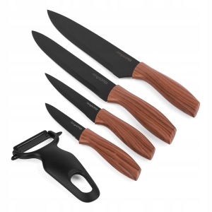 Zestaw noży stalowych  z obieraczką @@