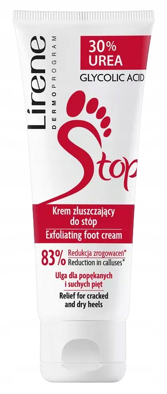 LIRENE krem do stóp złuszczający 30% mocznik 75ml