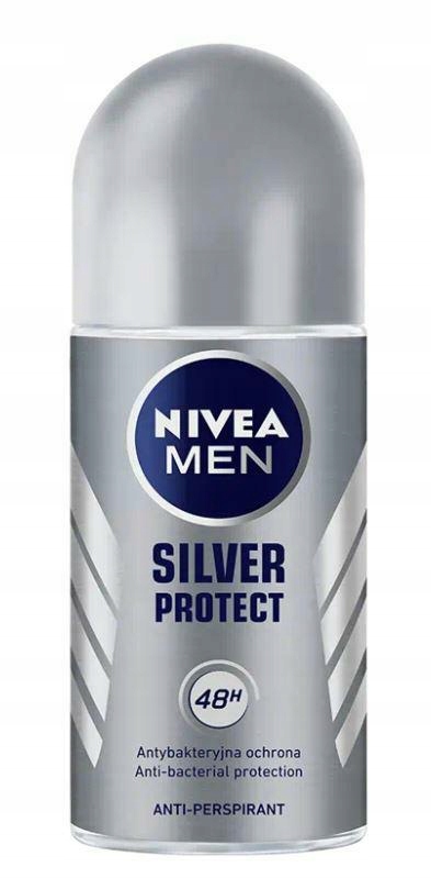 Nivea deo roll-on męski silver 50ml.