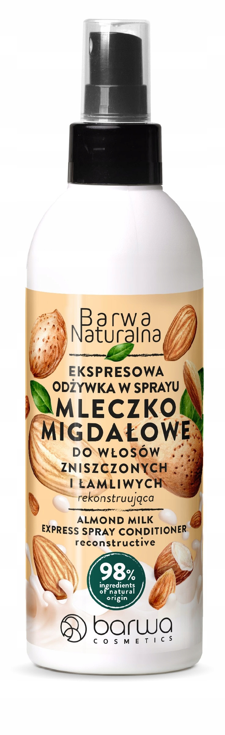 BARWA odżywka do wł. mleczko migdałowe spray 200ml