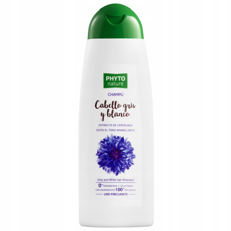 Phyto nature szampon do włosów jasnych I siwych z bławatkiem   400ml. @@