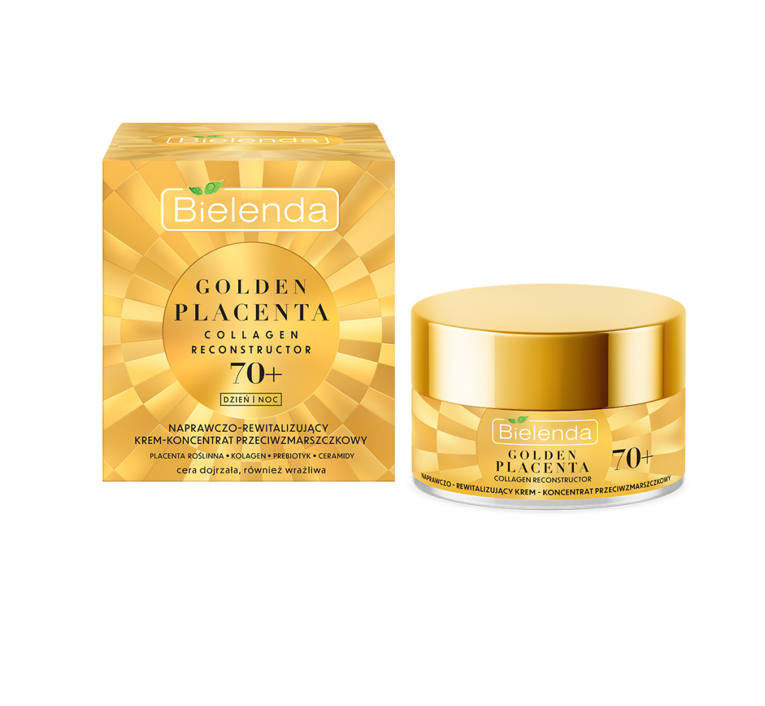 BIELENDA KREM GOLDEN PLACENTA 70+ DZIEŃ/NOC  50ML.