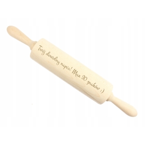 Wałek drewniany z grawerem @@