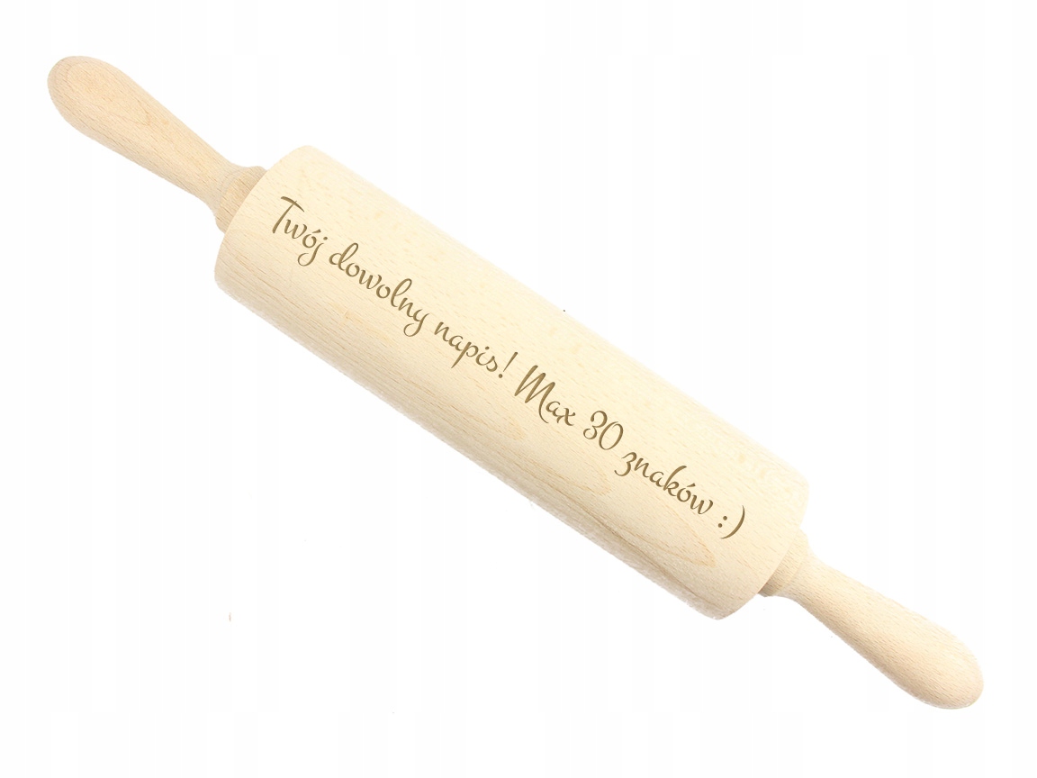 Wałek drewniany z grawerem @@