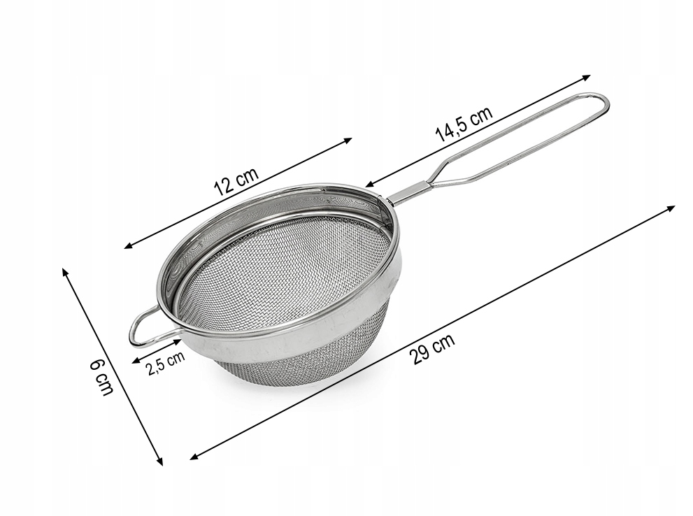 Sitko nierdzewne 12cm