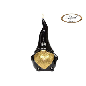 Świeca Mikołaj 150 x 70mm lakier czarny