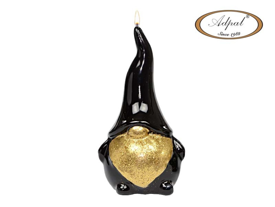 Świeca Mikołaj 150 x 70mm lakier czarny