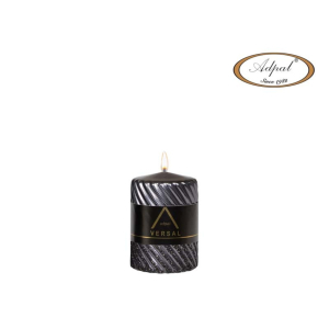 Świeca Spiral okrągły Versal 100 x 70mm czarna