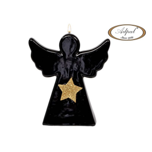 Świeca lakierowany Czarny Aniołek