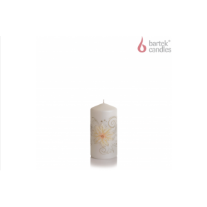 Świeca słupek Christmas Flower 60 x 130mm