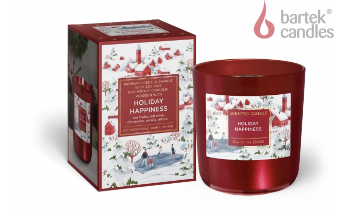 Świeca w szkle zapachowa Winter Time 150g