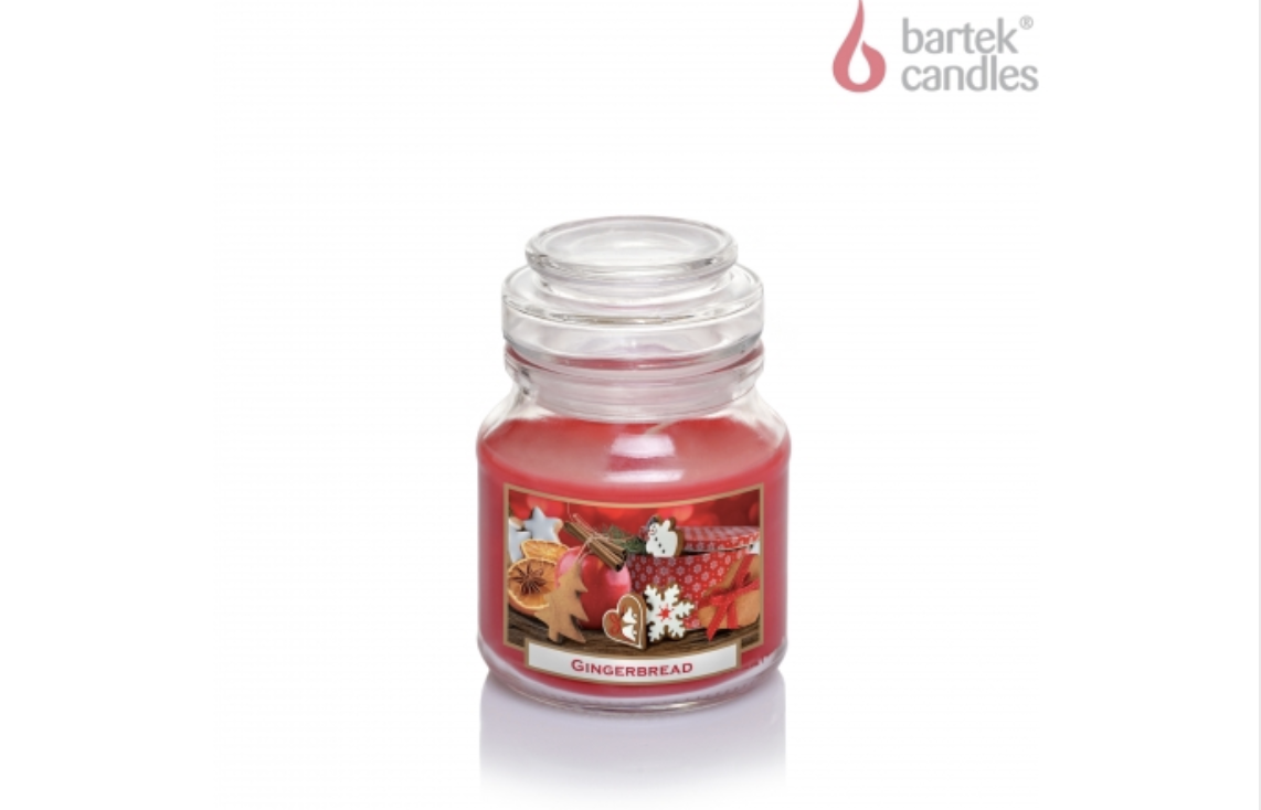 Świeca zapachowa słoik Bartek 130g Piernik
