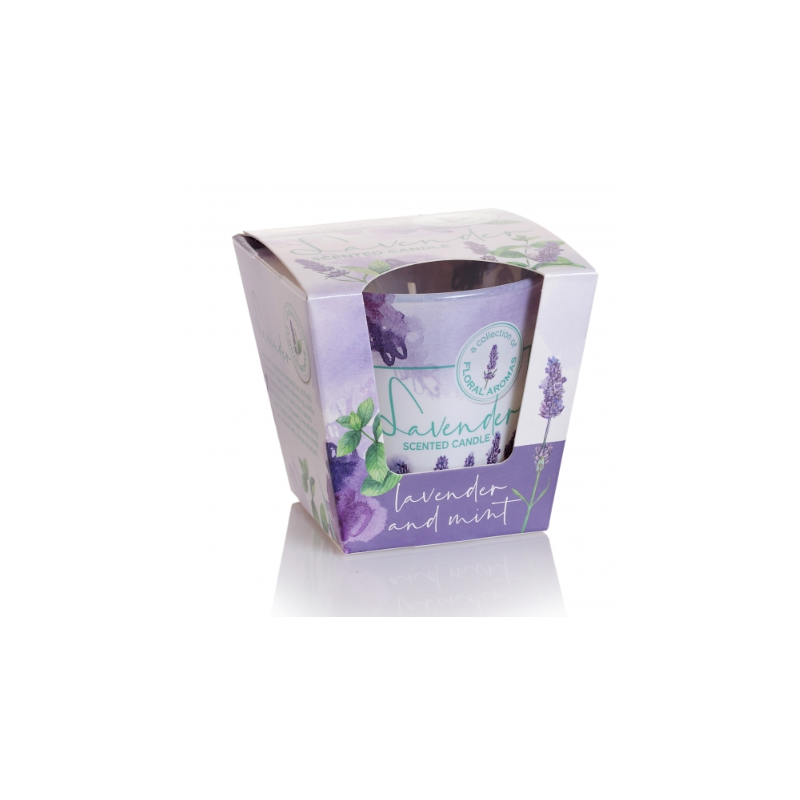 Świeca zapachowa w szkle Lavender and Mint 115g