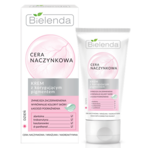 BIELENDA KREM CERA NACZYNKOWA Z KOR.PIGMENTEM N/DZIEŃ  50ML.