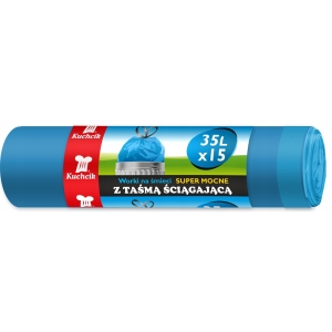 WORKI MA ŚMIECI 35L NIEBIESKIE