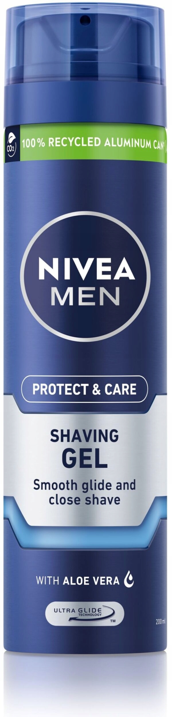 Nivea żel do golenia granatowy protect & care   200ml.