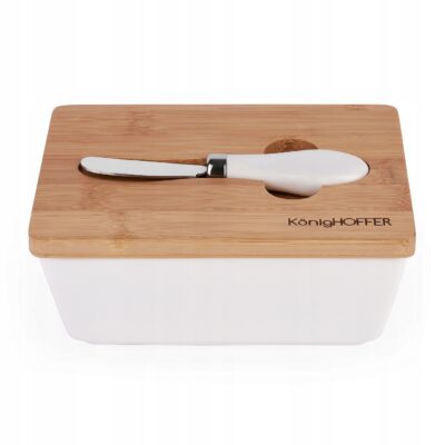 Maselnica z nożykiem Eco box biała